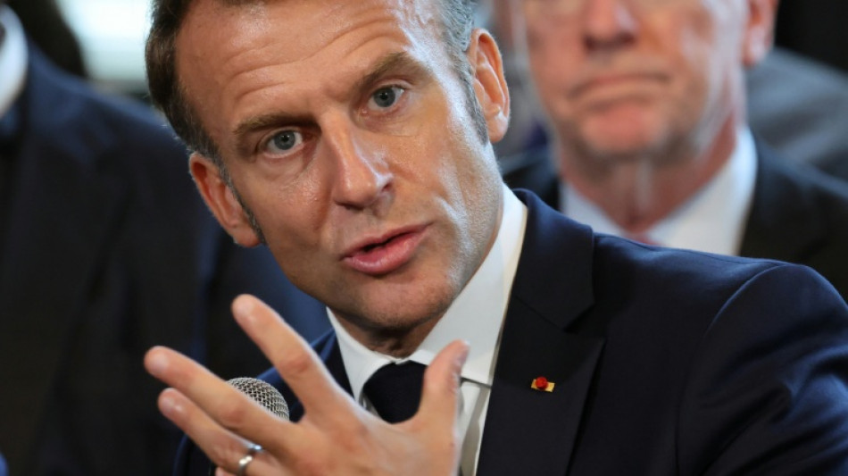 Macron dice que Trump podr&iacute;a ganar el Nobel de la Paz si "detiene" la guerra en Gaza 