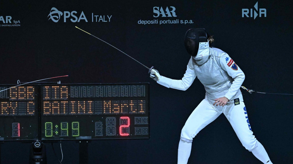 Europei scherma: Batini bronzo nel fioretto, 1/a medaglia Italia