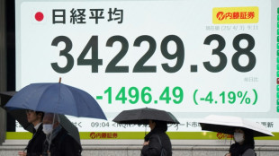 Ca&iacute;da de las bolsas asi&aacute;ticas tras el anuncio de aranceles de Trump