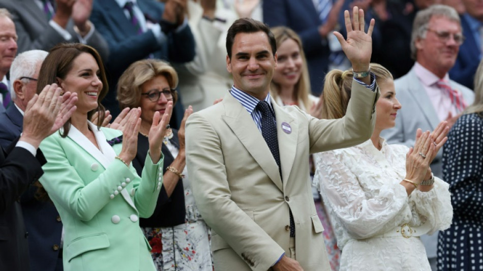 Wimbledon: le roi Federer intronis&eacute; dans le royal box