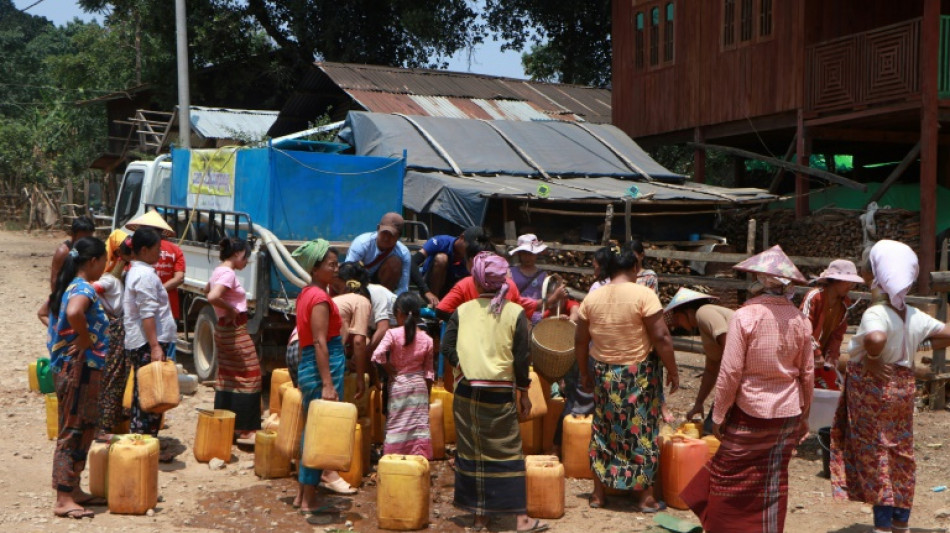Canicule en Birmanie: l'accès à l'eau, nouveau péril pour les personnes déplacées