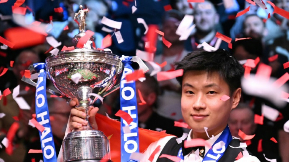 'New superstar' Zhao's world title heralds Chinese snooker revolution