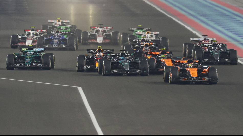 F1:Qatar;Piastri vince sprint, Norris 3/o, 4/o Verstappen