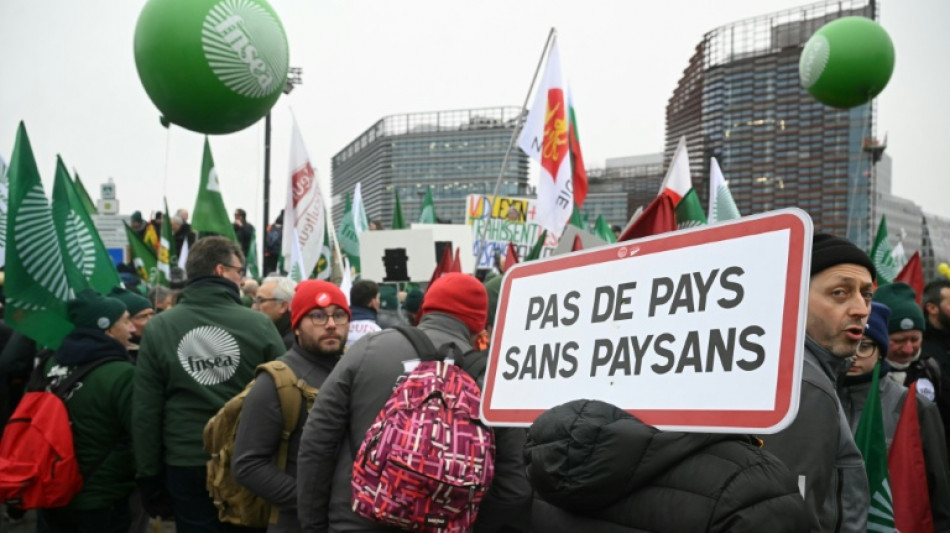 Mercosur: des milliers d'agriculteurs europ&eacute;ens en col&egrave;re &agrave; Strasbourg