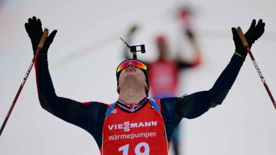 Biathlon: le Norv&eacute;gien Tarjei Boe remporte la mass start du Grand-Bornand