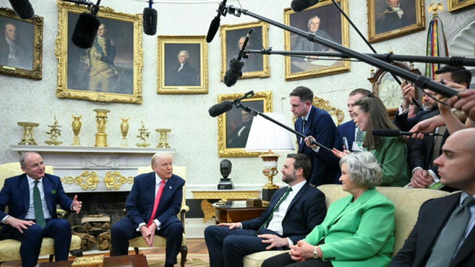 Trump critica a Irlanda en la Casa Blanca antes del D&iacute;a de San Patricio