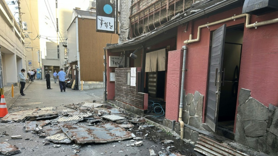 Dozens feared trapped in quake-hit Japan mall