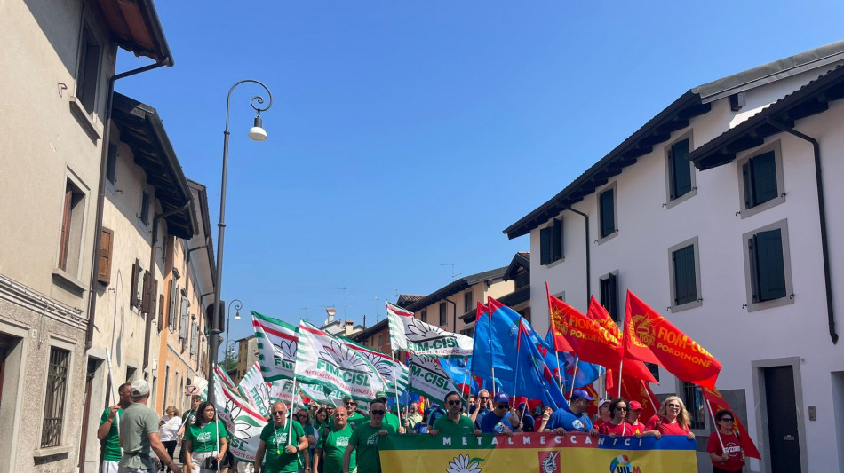 Sciopero, oltre mille lavoratori a Udine da tutto il Fvg