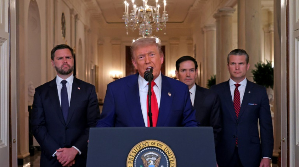 Trump says Iran-Israel ceasefire in force