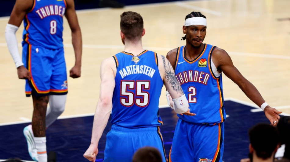 Thunder rally to beat Pacers, level NBA Finals at 2-12