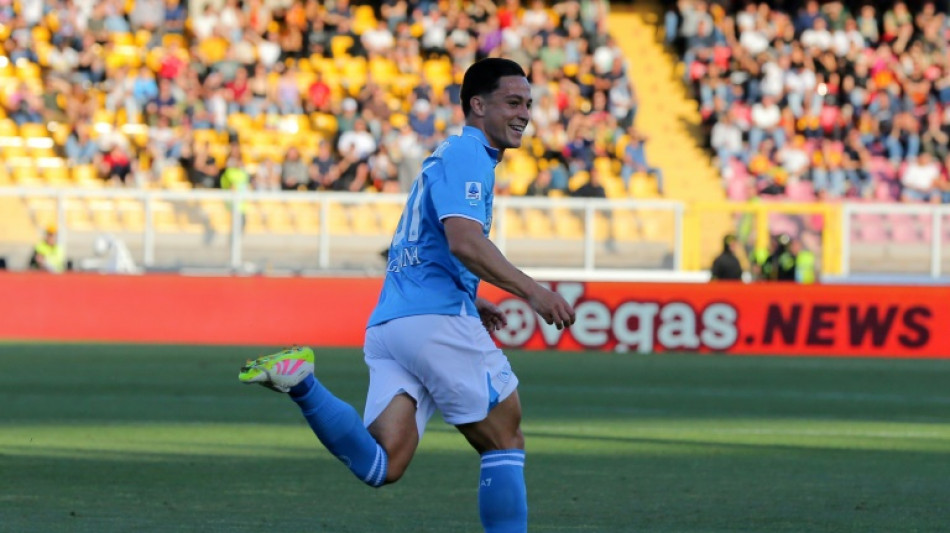 Napoli six clear in Serie A after win at fiery Lecce