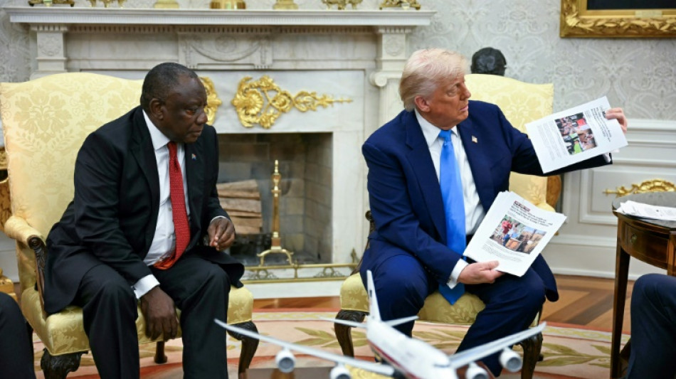 Trump embosca a su par de Sud&aacute;frica con acusaciones de genocidio contra personas blancas