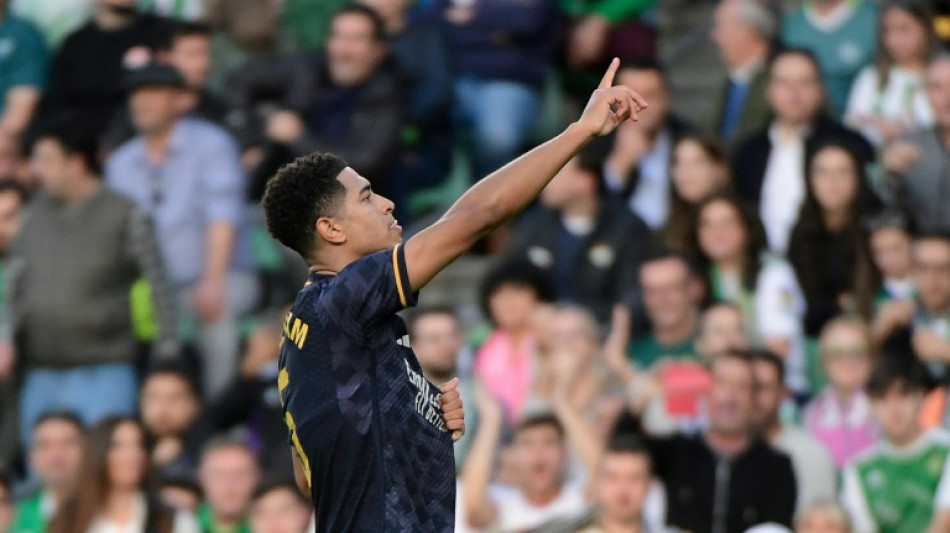 Espagne: le Real Madrid accroch&eacute; par le B&eacute;tis S&eacute;ville malgr&eacute; Bellingham