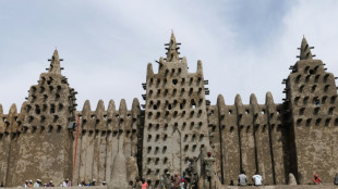 Des milliers de Maliens recrépissent l'iconique mosquée de Djenné