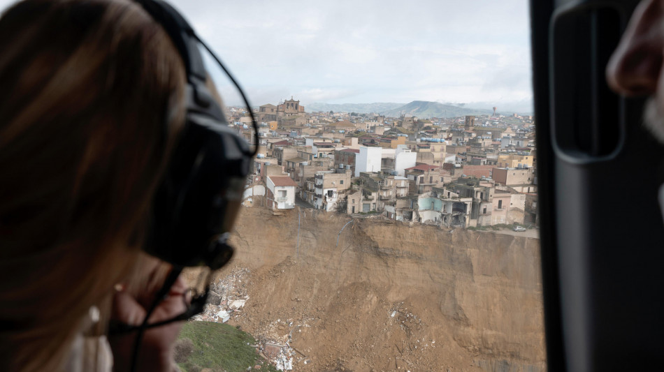 Meloni, la situazione a Niscemi vista di persona &egrave; ancora pi&ugrave; impattante