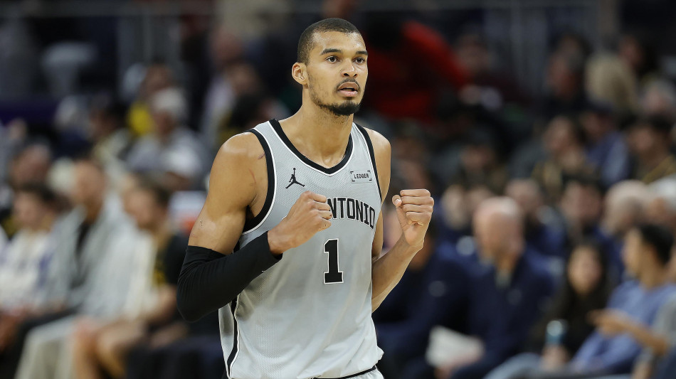 Nba: Oklahoma supera Detroit, Wembanyama trascina gli Spurs