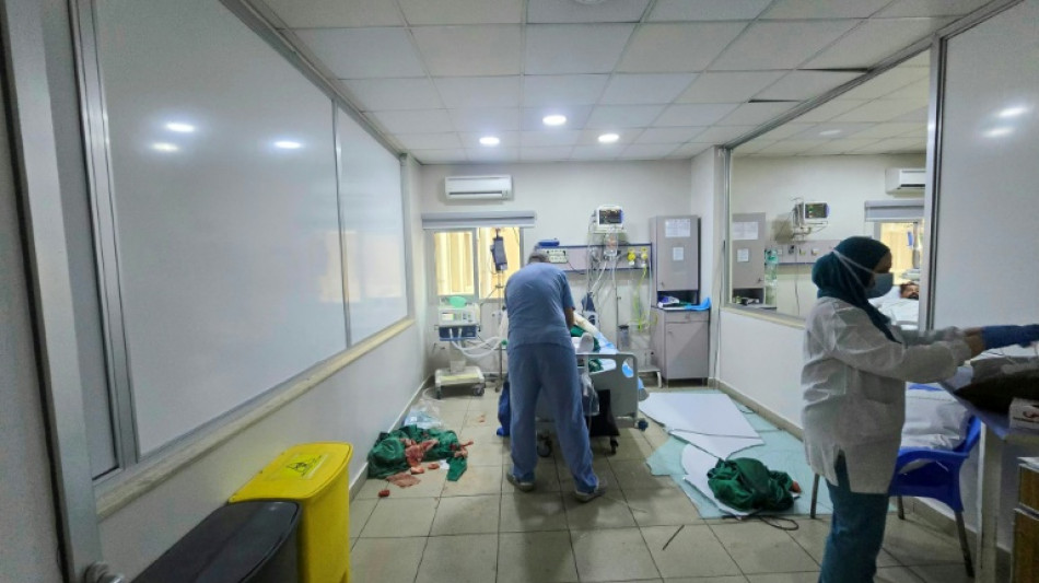 Dans un h&ocirc;pital d&eacute;vast&eacute; du sud du Liban, "un message de vie et d'espoir"