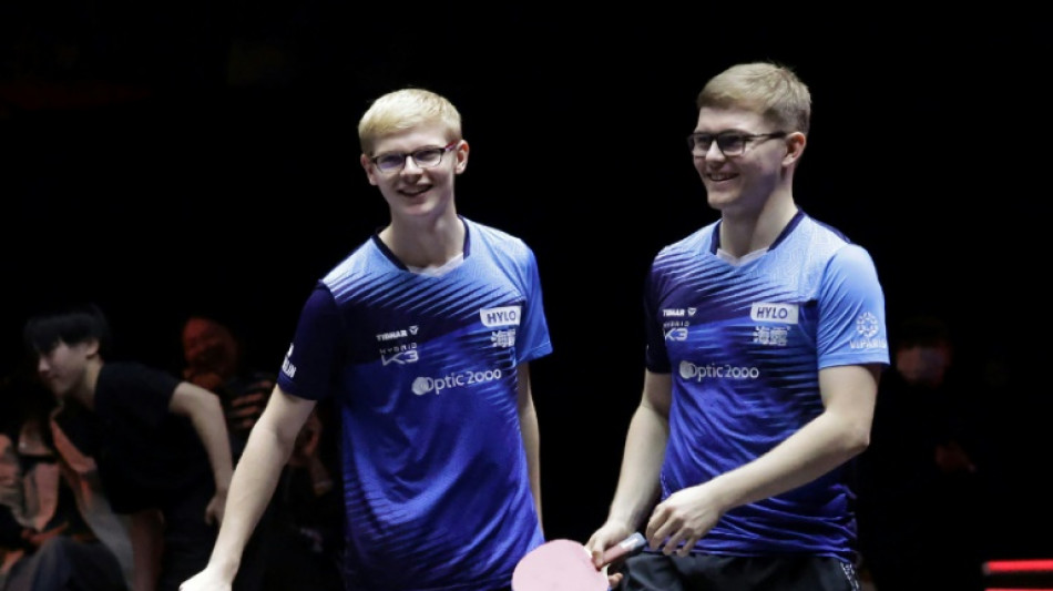 WTT Finals: Alexis et F&eacute;lix lebrun, Or paire