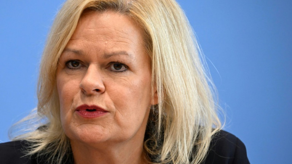 Faeser &auml;u&szlig;ert sich besorgt nach Geiselnahme durch Halle-Attent&auml;ter