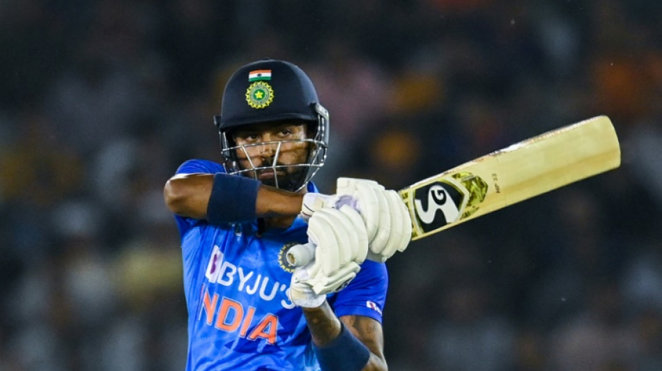 Pandya powers India to 208-6 against Australia in first T20