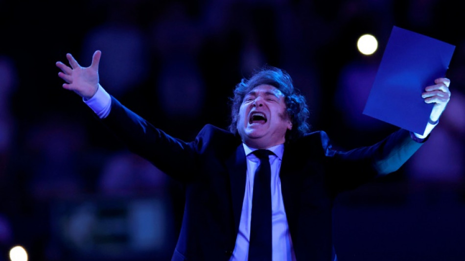 Milei defiende sus reformas econ&oacute;micas en un foro en Madrid