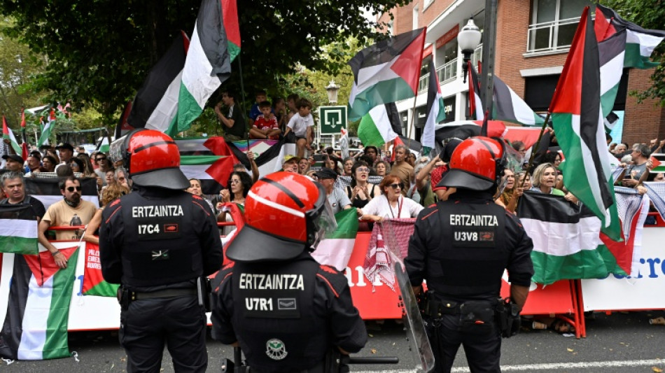 Manifestation pro-palestinienne sur la Vuelta: la 11e &eacute;tape &eacute;court&eacute;e