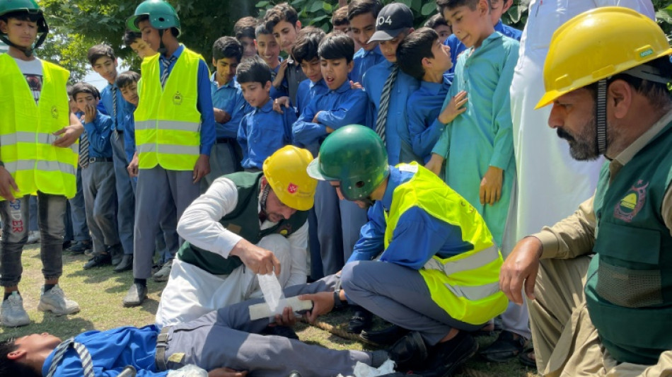 Children learn emergency drills as Kashmir tensions rise
