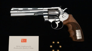 Erdogan presenteia l&iacute;deres na c&uacute;pula da Otan com pistolas e muni&ccedil;&otilde;es