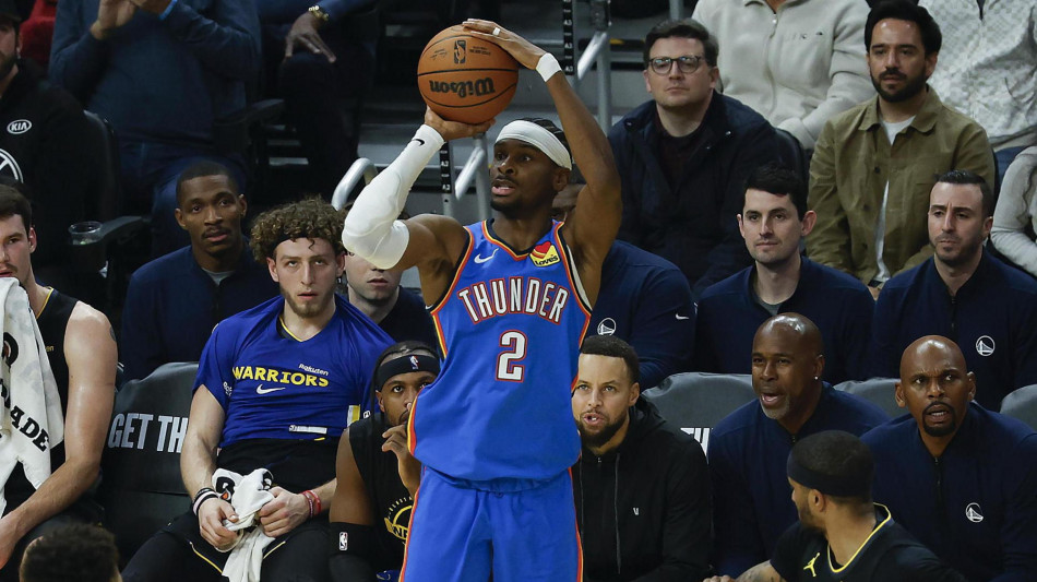 Nba: Gilgeous-Alexander torna in campo, Oklahoma batte i Nuggets