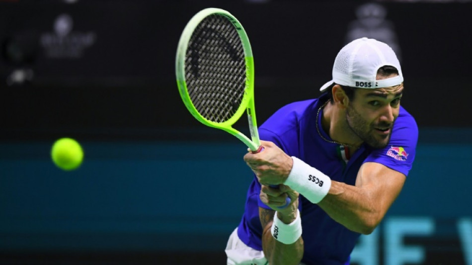 Coupe Davis: Matteo Berrettini, machine &agrave; points pour l'Italie