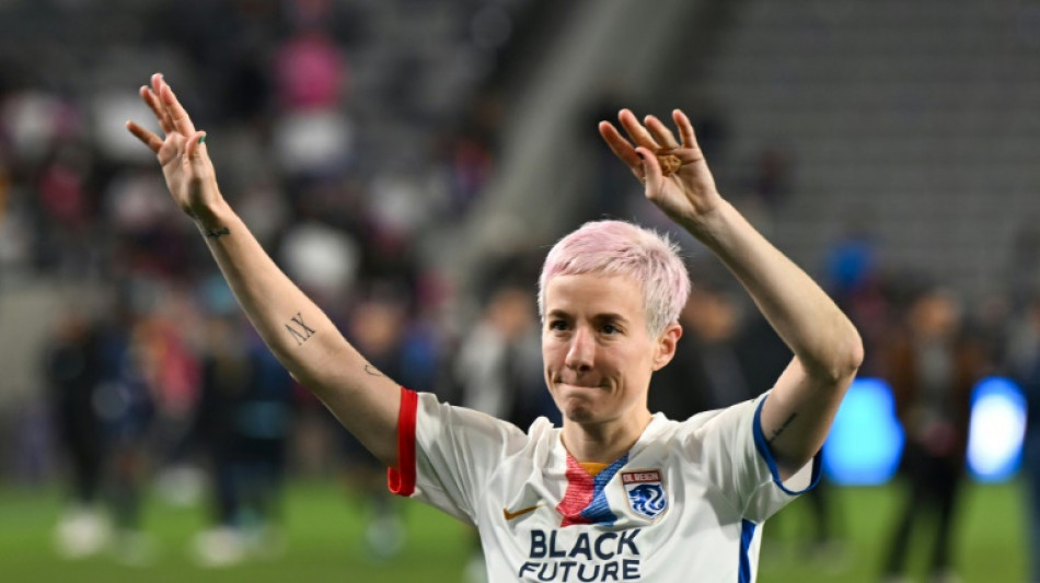 Rapinoe d&aacute; adeus aos gramados e futebol feminino nos EUA inicia nova era
