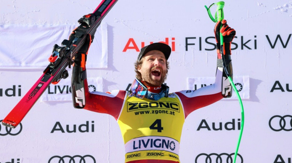 Schwarz records maiden super-G success, Odermatt fourth