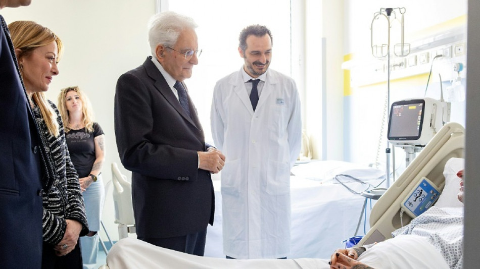 Italian PM meets victims of Modena car incident