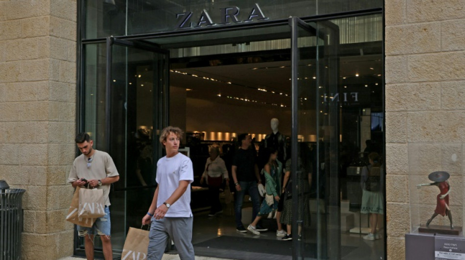 Inditex, due&ntilde;o de Zara, cierra "temporalmente" sus tiendas en Israel