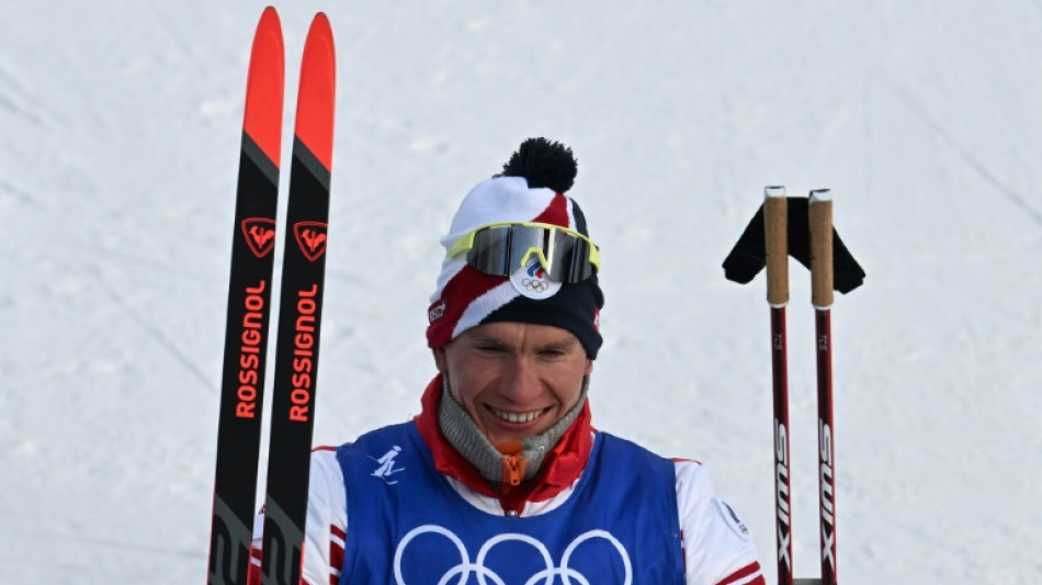 Tercer título olímpico del ruso Alexander Bolshunov en esquí de fondo en Pekín
