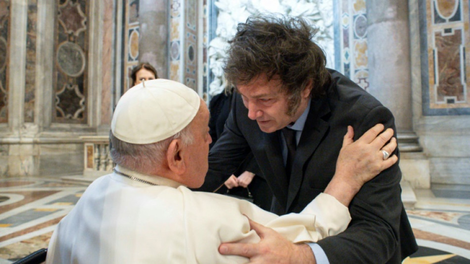 Le président argentin Milei reçu pour la première fois par le pape François