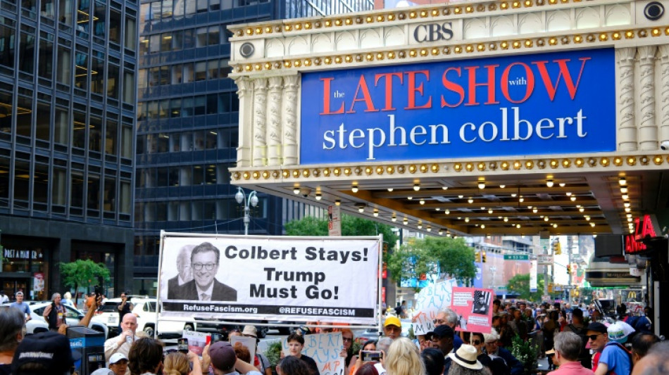 'Gloves are off': cancelled Late Show host comes out swinging for Trump