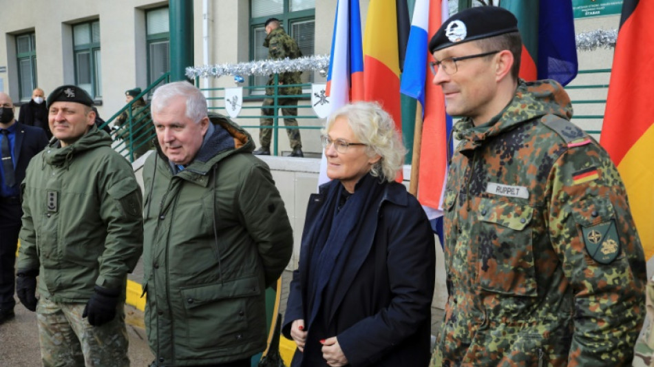 Lambrecht kündigt 350 weitere Bundeswehr-Soldaten für Litauen an