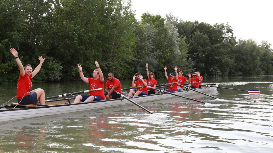 Al Tevere Remo ministra Locatelli s'allena con Special Olympics