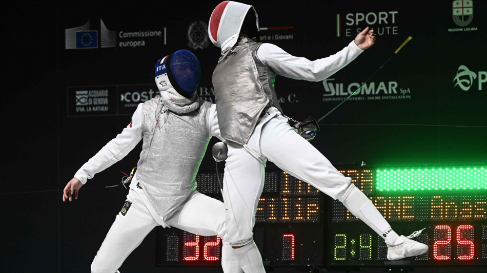 Scherma: Mondiali; Fioretto, Macchi eliminato nei quarti