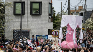 Revellers parade giant penises to dash stigma in Japan's fertility festival