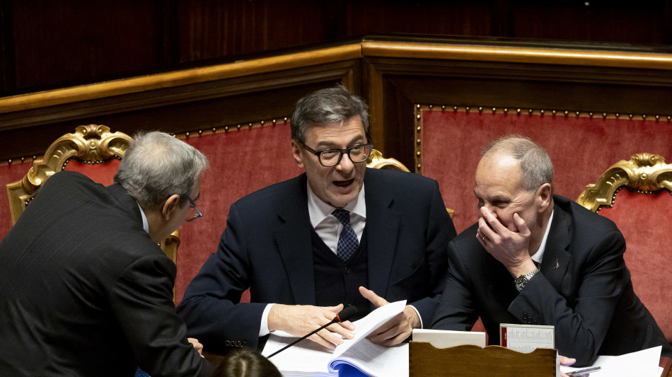 Manovra: Giorgetti, soddisfatto, percorso tortuoso ma arrivati in vetta