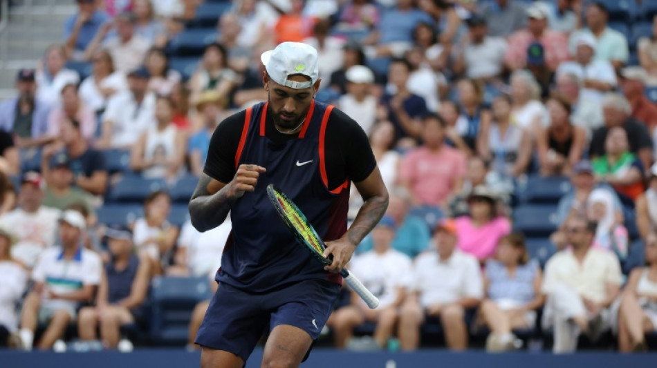Kyrgios advances after F-bombs, marijuana rant