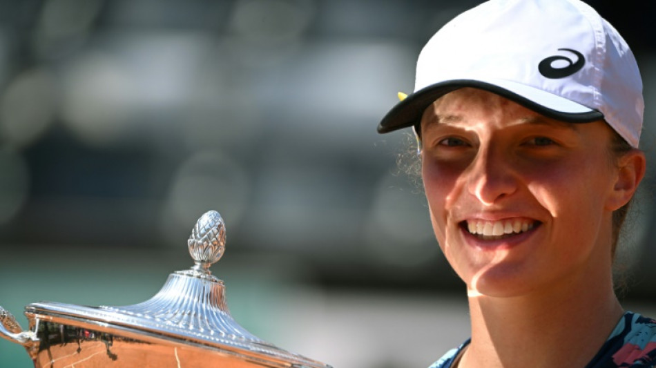 Swiatek conserva su t&iacute;tulo en Roma y gana su quinto torneo consecutivo