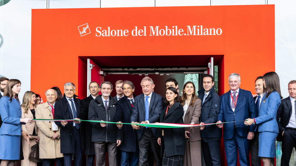 Taglio del nastro, al via la 63ma edizione del Salone del Mobile