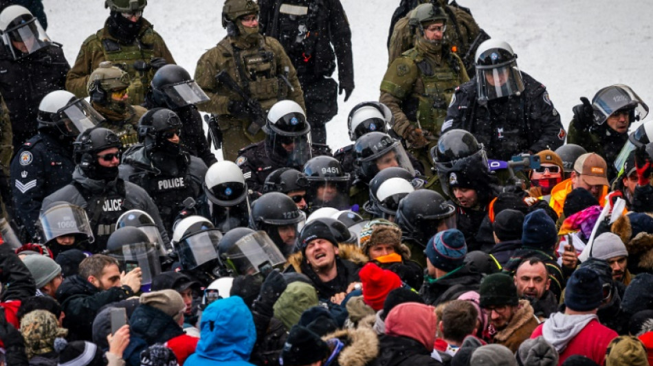 Kanadische Polizei löst Protest-Blockade im Zentrum von Ottawa auf