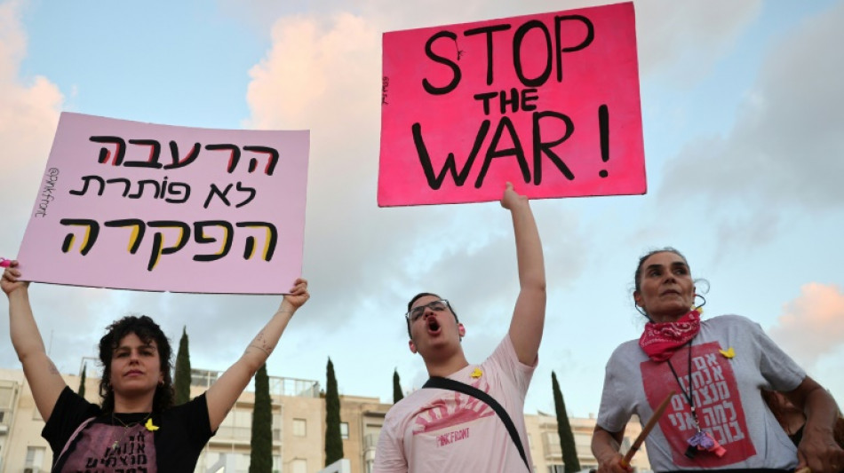 Guerra em Gaza amplia as divisões em Israel