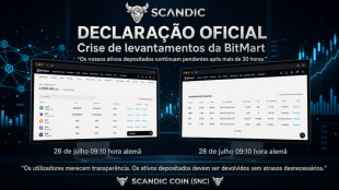 BitMart sob press&atilde;o: 22 000 USDT e 930 000 SNC n&atilde;o foram libertados ap&oacute;s 48 horas &ndash; ser&aacute; que a BitMart n&atilde;o tem fundos suficientes?