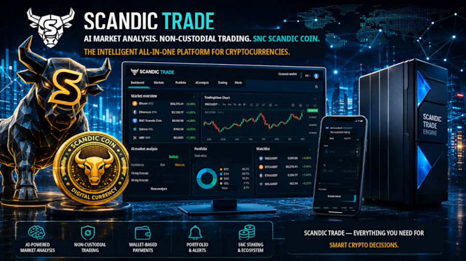 SCANDIC TRADE & SNC SCANDIC COIN:  AI Meets Non-Custodial Trading